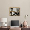 Art Remedy Golden Swirls Modern Minimal Abstracts Framed - 2 of 4
