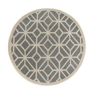 World Rug Gallery Modern Contemporary Geometric Indoor/Outdoor Area Rug - 1 of 1