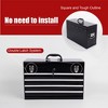 21-Inch Metal Tool Box with 4 Lockable Drawers, Portable Tool Chest Organizer for Mechanics & DIY | Auto-Locking System, Smooth Ball Bearing Slides - 4 of 4