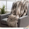 KTMBDW Bedding Faux Fur Throw Size Luxury Anti-Static Fuzzy Soft Microfiber Blanket for Couch, Sofa and Bed (60x50 Inch) - 2 of 4