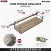 Rev-A-Shelf Steel Cabinet Door Mounted Storage Organizer for Spice Bottles or Cleaning Supplies in Laundry Rooms, Kitchens, and Bathrooms, 54DS-14-1 - 4 of 4