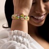 Ross-Simons 14kt Yellow Gold-Plated Cuff Bracelet With Simulated Multicolored Gemstones - 2 of 3