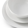 Gibson Home Aspen Drift 12 Piece Organic Round Ceramic Dinnerware Set in White - 4 of 4