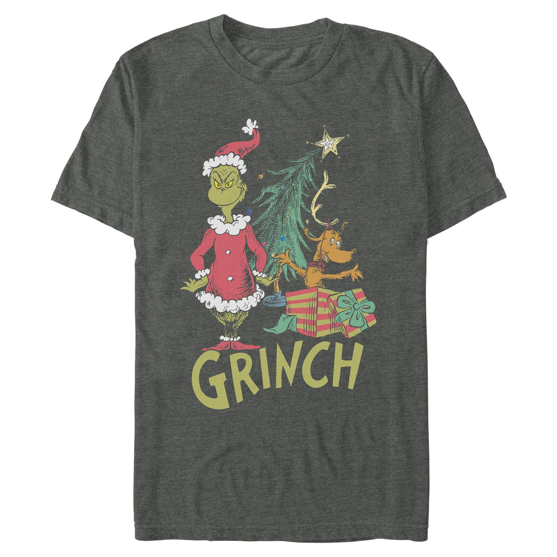 The Grinch Mens Christmas Max Christmas Presents Short Sleeve T-Shirt