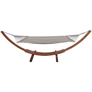 Gulches Hammocks: Vibrant Modern Hammock with Curved Base for Outdoor Relaxation - 1 of 4