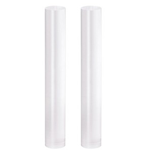 Unique Bargains DIY Crafts Acrylic Round Tube Non-Stick Durable Smooth Clay Roller 2 Pcs - 1 of 4