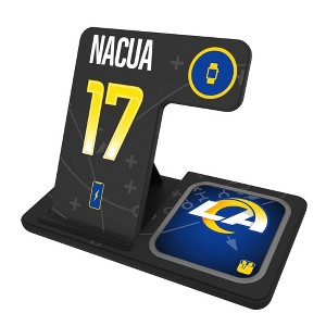 NFL Los Angeles Rams Players Game Tactic 15-Watt 3 in 1 Charging Station - 1 of 4