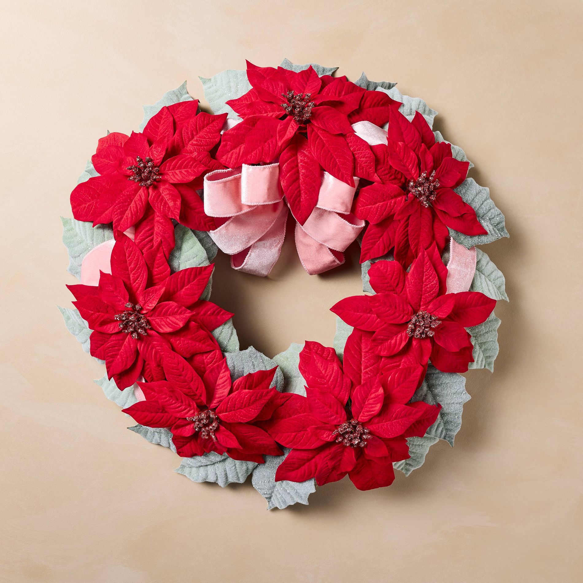 John Derian for Target 26" Poinsettia Wreath