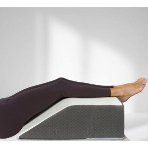 Kolbs Bed Wedge Pillow Leg Elevation Pillow Chic Jacquard Cover Knee Pillow Leg Pillow Wedge - 1 of 4