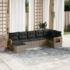 vidaXL Garden Sofa Set Grey - 2 of 4