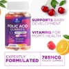 Folic Acid Gummies 785 mcg, Essential Prenatal Vitamins, Vegan Folic Supplement Gummy, Vitamin B9 Chewable - 60 Gummies By Nature's Nutrition - 4 of 4