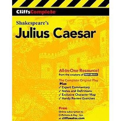  Cliffscomplete Julius Caesar - (Cliffs Complete) by  William Shakespeare (Paperback) 