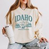 Simply Sage Market Women's Lightweight Garment Dyed Graphic Sweatshirt Idaho Forest Scene - 2 of 4