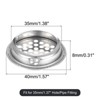 Unique Bargains Stainless Steel Flat Mouth Anti Blocking Outdoor Kitchen Drain Cover - 2 of 4