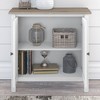 Fairview Small Storage Cabinet With Doors White - Bush Furniture : Target