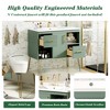 36in Bathroom Vanity with Top Sink, Resin Countertop, 2 Drawers, and 2 Open Storage Shelves, Storage Cabinet for Home Bathroom - 2 of 4