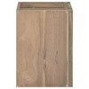 vidaXL Wall-mounted Bathroom Cabinet 17.7"x11.8"x15.7" Solid Wood Teak - 3 of 4