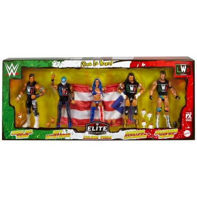 LWO Elite 5-Pack Rey Mysterio, Santos Escobar, Zelina Vega, Cruz Del Toro & Joaquin Wilde Action Figure.