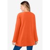 Woman Within Plus Size High Pile Fleece Sweatshirt - 3 of 4