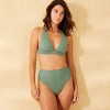 Women's High Waist Extra High Leg Cheeky Bikini Bottom - Shade & Shore™ - 3 of 4