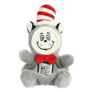Aurora Mini Astronaut Cat In The Hat Palm Pals Dr. Seuss Whimsical Stuffed Animal Gray 5" - 1 of 4