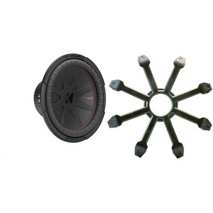 Kicker 48CWR124 CompR 12" Subwoofer, DVC, 4-ohm - Includes Grill - 1 of 4