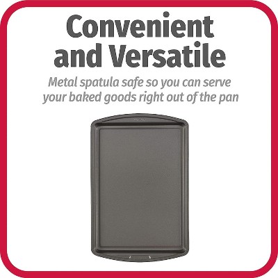Gray Carbon Steel Nonstick Cookie Sheet, 15.3" x 10.7"