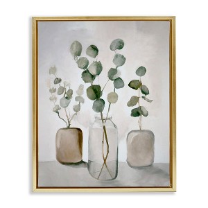Stupell Industries Eucalyptus Still Life Floating Frame Canvas Art - 1 of 4