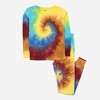 Leveret Matching Family Pajamas – Tie Dye Swirl Print – 100% Cotton – Customizable for Personalization - 2 of 4
