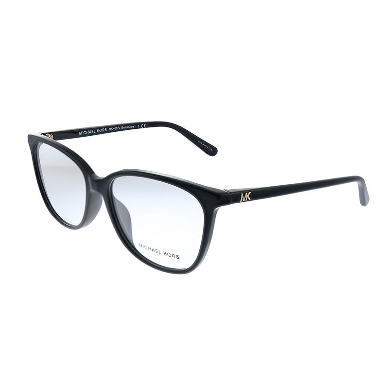 Michael Kors Santa Clara MK 4067U 3005 Womens Square Eyeglasses Black 55mm, 1 of 4