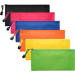 Paaaawaters 29pcs Zipper Pencil Pouches, Small Zipper Pencil Bags, Waterproof Pencil Cases, for Office School Travel Cosmetics 12 Colors - 1 of 4