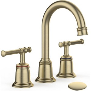 Bathroom Sink Faucet, Widespread Chrome Bathroom Faucet 3 Hole. - 1 of 1