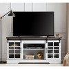 NicBex TV Stand for 65 Inch TV,TV Entertainment Center with 2 Sliding Fluted Glass Tempered Doors,TV Console Table for Living Room - 2 of 4