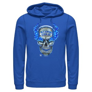 Mens WWE Stone Cold Smoke Skull Lightweight Hoodie - 1 of 4