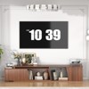 Extendable TV Stand with Sliding Doors Minimalist Rectangle - 2 of 4