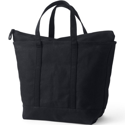 Lands' End Zip Top Canvas Tote Bag - image 4