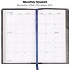 Global Printed Products 14 Month Pocket Planner With Pen CY 2025 (Navy) - 4 of 4