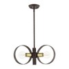 Livex Lighting Modesto 3 - Light Chandelier in  Bronze - 2 of 2