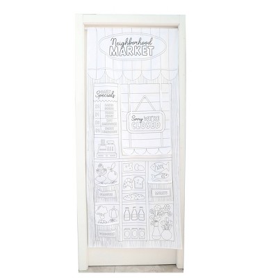 Color -Your -Own Door Store Front Craft Kit - Mondo Llama™