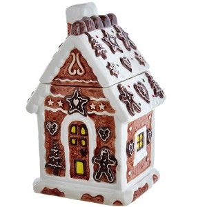 Kurt Adler 10.2-Inch Gingerbread House Cookie Jar - 1 of 4
