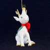 Italian Ornaments 4.25 In Retro Reindeer Sitting Mgd Sit Or Hang Ornament Tree Ornaments - 3 of 3
