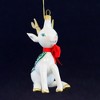 Italian Ornaments 4.25 In Retro Reindeer Sitting Mgd Sit Or Hang Ornament Tree Ornaments - image 2 of 3