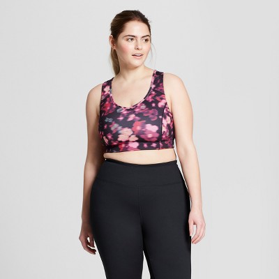 target plus size sports bra