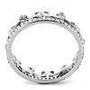 Slickblue Women's Polished Stainless Steel Ring with Clear CZ, Simple & Elegant, Perfect for Everyday Wear, Sizes 5-10 - 4 of 4