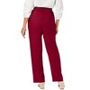 Jessica London Women's Plus Size Lightweight Linen-Blend Straight-Leg Pants - 3 of 4