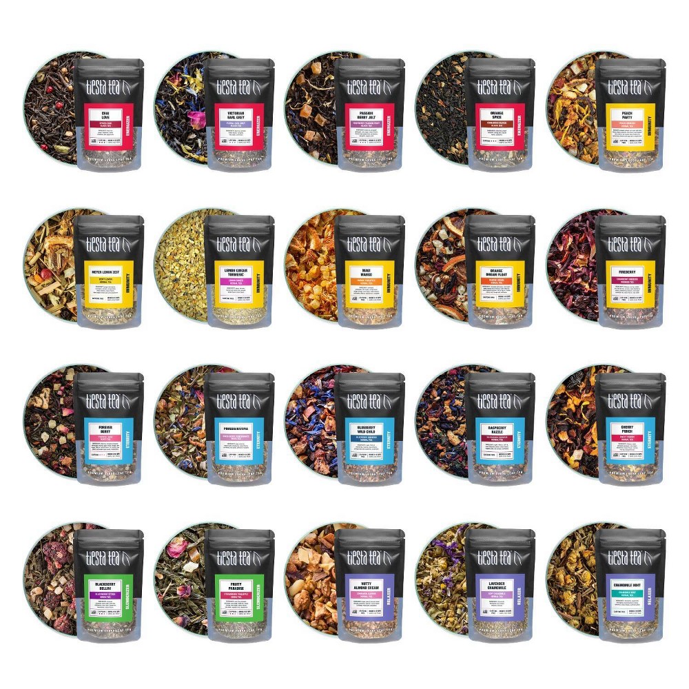 Tiesta Tea Discovery Sampler, Loose Leaf Tea - 20ct