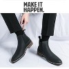 Santimon Chelsea Boots for Men Casual Dress Boots Black Ankle Classic Slip on Boots - 4 of 4