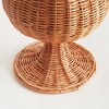 Plum & Post Chesapeake Rattan Footed Urn Tall - Natural - 4 of 4