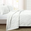 3pc Avon Textured Ruffle Quilt Set - Lush Décor - image 2 of 4