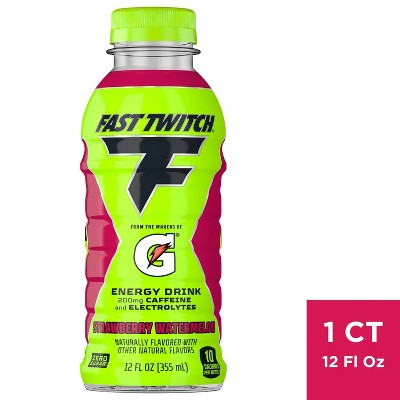 Fast Twitch By Gatorade Strawberry Watermelon Energy Drink - 12 Fl